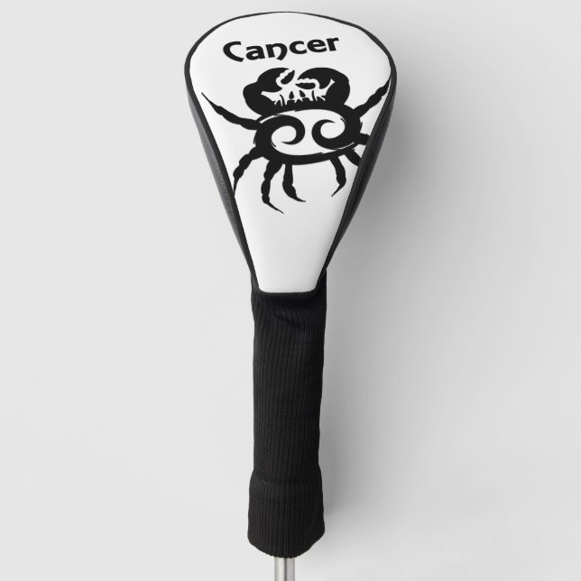 Couvre-club De Golf Symbole et signe du cancer du zodiaque (Devant)