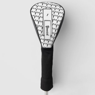 Couvre-club De Golf Symbole Zodiac Aries Standard par Kenneth Yoncich