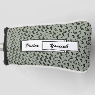 Couvre-club De Golf SYMBOLE Zodiaque Capricorne Standard par K Yoncich