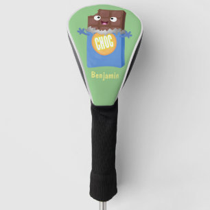 Couvre-club De Golf Sympa chocolat chocolat bonbon bar personnage de d