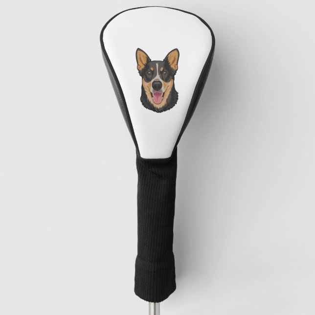 Couvre-club De Golf T-shirt classique Lancashire Heeler Cuteness (Devant)