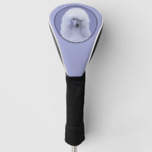 Couvre-club De Golf Tableau blanc standard de caniche - Art original d