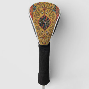 Couvre-club De Golf Tapis Élegant Tapisserie Perse Antique Riche