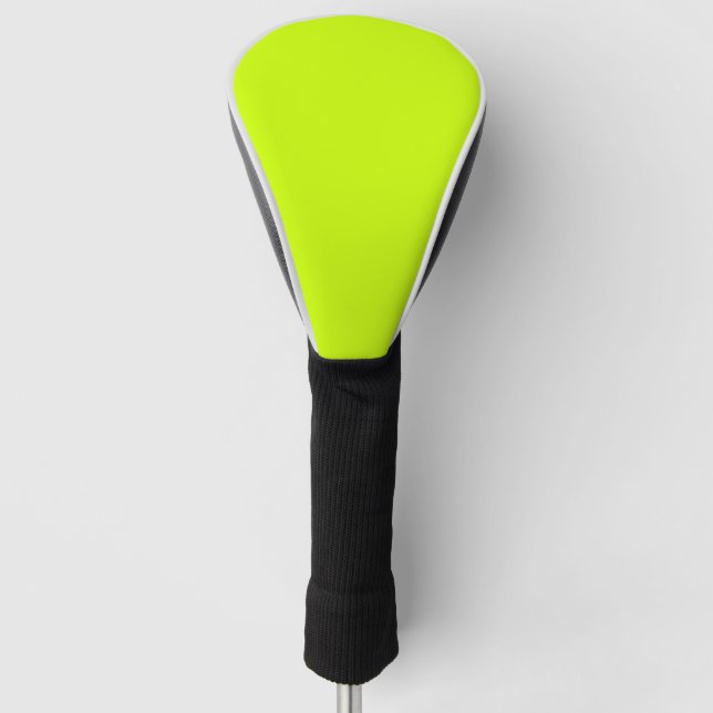 Couvre-club De Golf Tendance Lime Zest Solid Color (Devant)