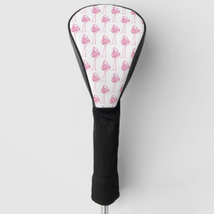 Couvre-club De Golf Tender Flamant rose Series Design 3 Golf Head Cove