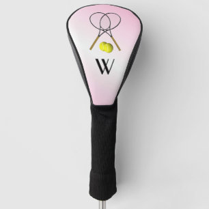Couvre-club De Golf Tennis Pink