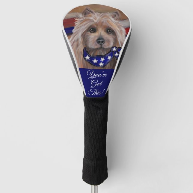 COUVRE-CLUB DE GOLF TERRIER AUSTRALIEN (Devant)