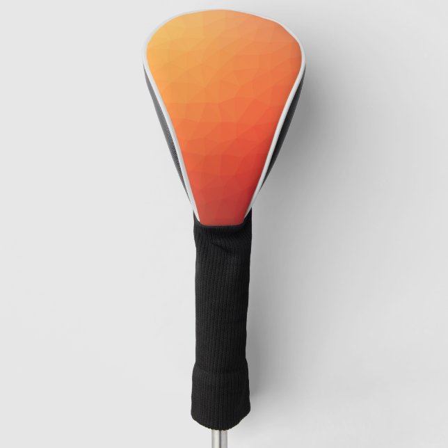 Couvre-club De Golf Texture vectorielle orange (Devant)