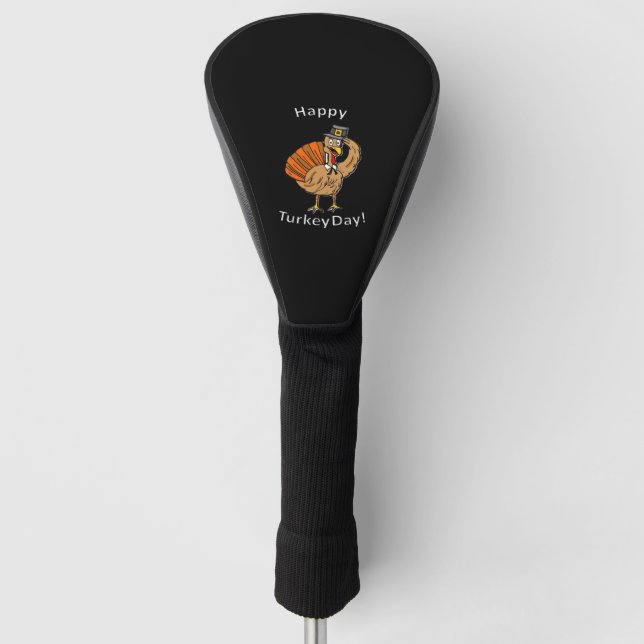 Couvre-club De Golf Thanksgiving (Style 2) T-shirt surdimensionné (Devant)