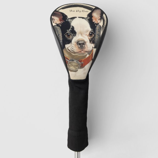 Couvre-club De Golf The Boston Terrier Dog 003 - Odessa Leyendecker (Devant)