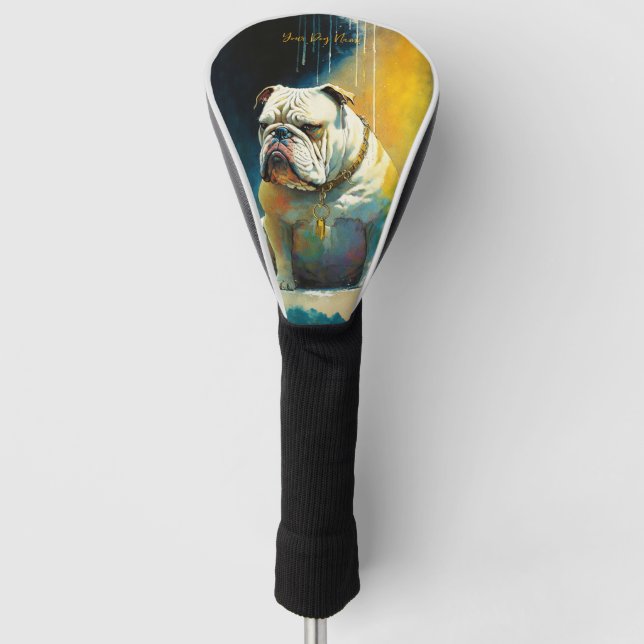Couvre-club De Golf The Bulldog - Composition 002 (Devant)