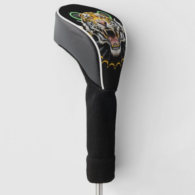 Couvre-club De Golf Tiger Head Golf Head (Incliné)