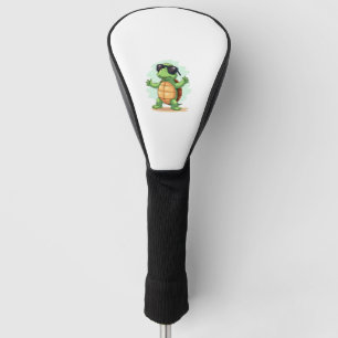 Couvre-club De Golf Tortue de mer Dabbing amoureux des animaux Sauver