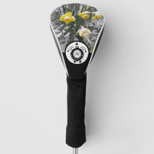 Couvre-club De Golf Tortue de mer de diamant Silhouette Monogramme ave