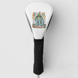 Couvre-club De Golf Tortue mignonne 10e anniversaire conception de fêt