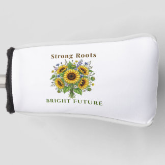 Couvre-club De Golf Tournesols en fleurs Art botanique floral Cadeau