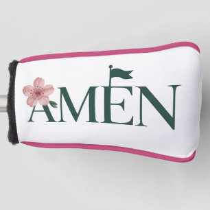 Couvre-club De Golf Tournoi de golf rose Golf Amen Fête d'anniversaire