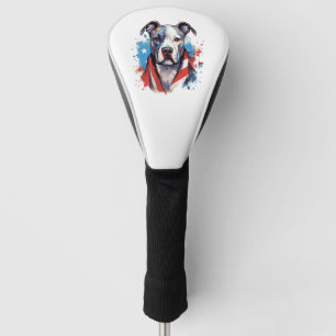 Couvre-club De Golf TOUS LES AMÉRICAINS Amateurs de CHIENS pit bull