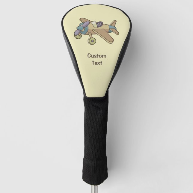 Couvre-club De Golf Toy Airplane Golf Head Cover (Devant)