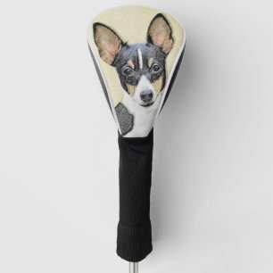 Couvre-club De Golf Toy Fox Terrier Peinture - Cute Original Dog Art