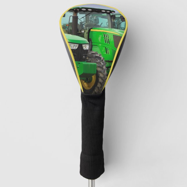 Couvre-club De Golf Tracteurs verts (Devant)
