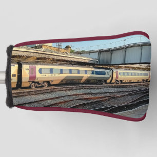Couvre-club De Golf Train marron et beige