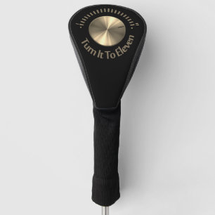Couvre-club De Golf Transformez-Le En Onze Housse De Tête De Golf Gold
