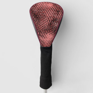 Couvre-club De Golf Traverses croisées et floues, couleur pêche ou cou