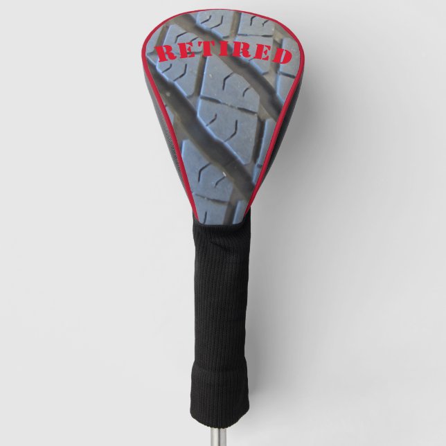 Couvre-club De Golf Truck Tire Retirement Golf Head Cover (Devant)