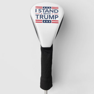 Couvre-club De Golf Trump 2024 Je me tiens avec Trump soutien au prési