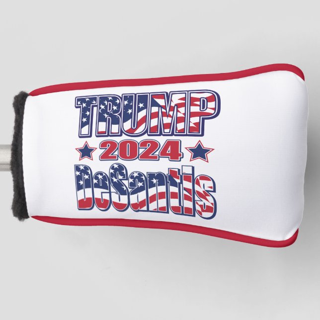 Couvre-club De Golf Trump et DeSantis 2024 (Devant)
