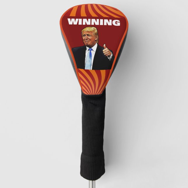 Couvre-club De Golf TRUMP GAGNÉ Golf Head Cover (Devant)