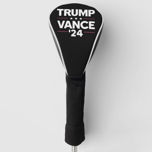 Couvre-club De Golf Trump Vance 2024 Pour Président VP USA Election (Devant)
