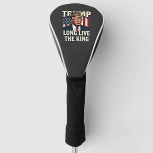Couvre-club De Golf Trump Vive le roi Pro Trump Patriotique
