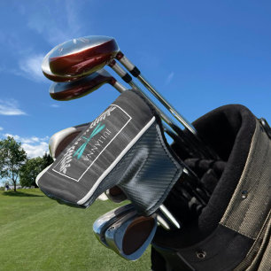 Couvre-club De Golf Turquoise Dragonfly Rustic Golf Head Cover