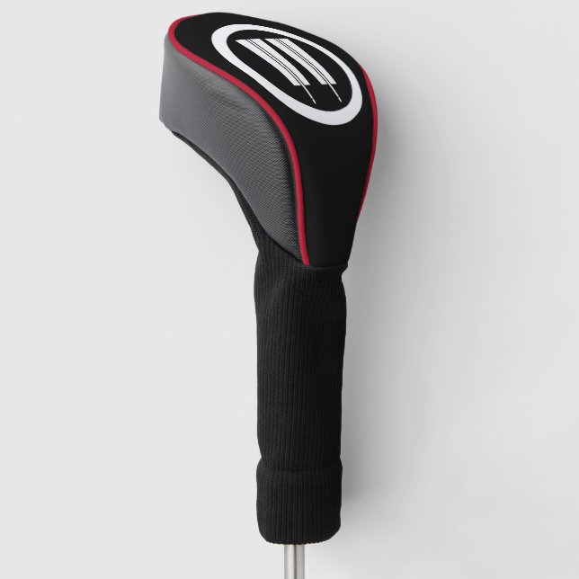 Couvre-club De Golf Two parallel Fans in circle Golf Head Covers (Incliné)