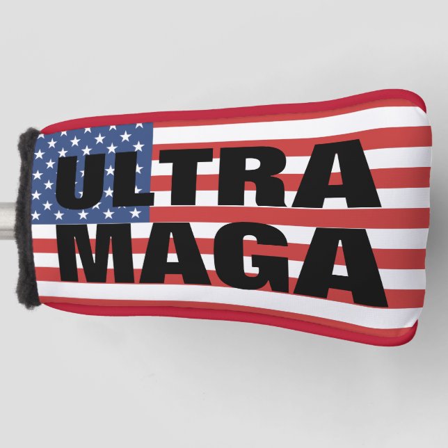 COUVRE-CLUB DE GOLF ULTRA MAGA TRUMP GOLF PUTTER COVER (Devant)