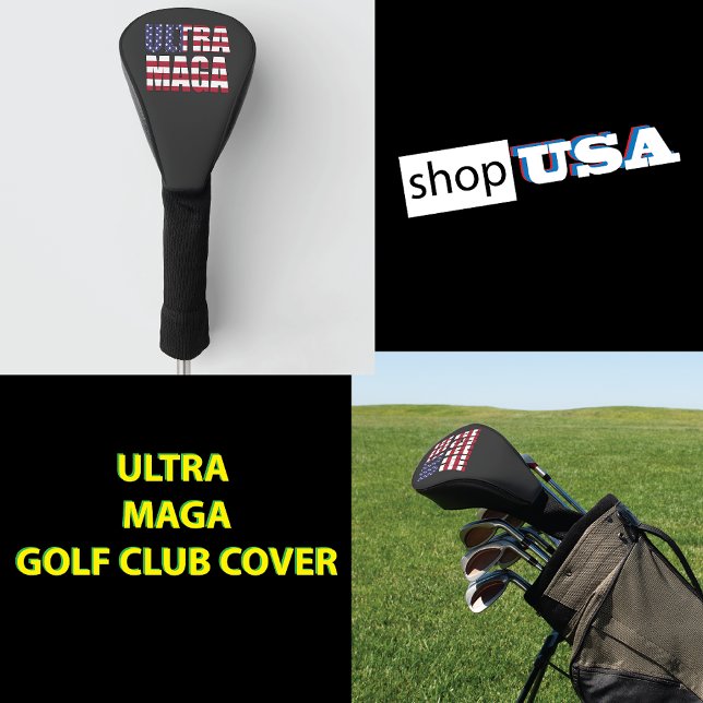Couvre-club De Golf Ultra MAGA Trump Supporter ⛳ Great USA (Créateur téléchargé)