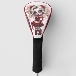 Couvre-club De Golf Une mignonne fille Halloween collection de design 