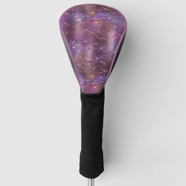 Couvre-club De Golf Une série Galaxy chatoyante Design 5 (Devant)