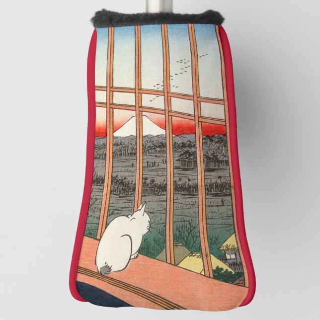 Couvre-club De Golf Utagawa Hiroshige - Champs de riz Asakusa (Tourné à 90°)
