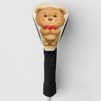 Couvre-club De Golf Valentine Bear