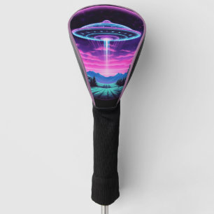 Couvre-club De Golf Vaporwave Alien