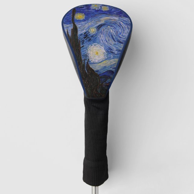Couvre-club De Golf Vincent Van Gogh - La nuit étoilée (Devant)