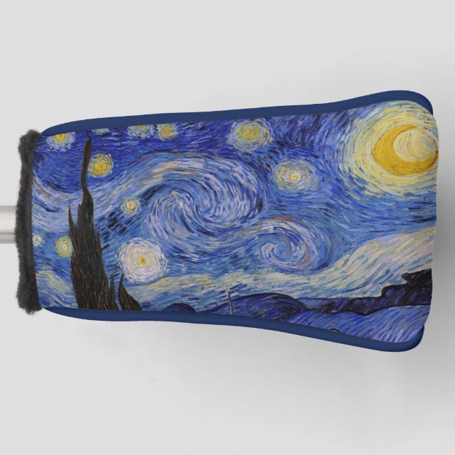 Couvre-club De Golf Vincent Van Gogh - La nuit étoilée (Devant)