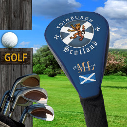 Couvre-club De Golf Vintage Scotland Golfing, Edimbourg, drapeau écoss