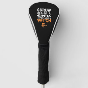 Couvre-club De Golf Vis être Cna Wanna sorcière Halloween