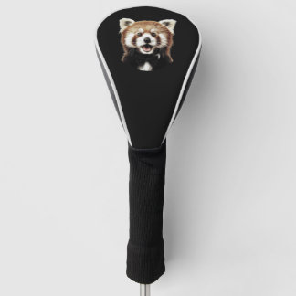 Couvre-club De Golf Visage de panda roux