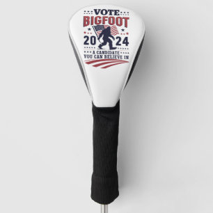 Couvre-club De Golf Votez pour Bigfoot 2024 Sasquatch Présidentiel