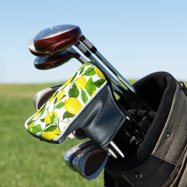 Couvre-club De Golf Watercolor Lemon (In Situ)